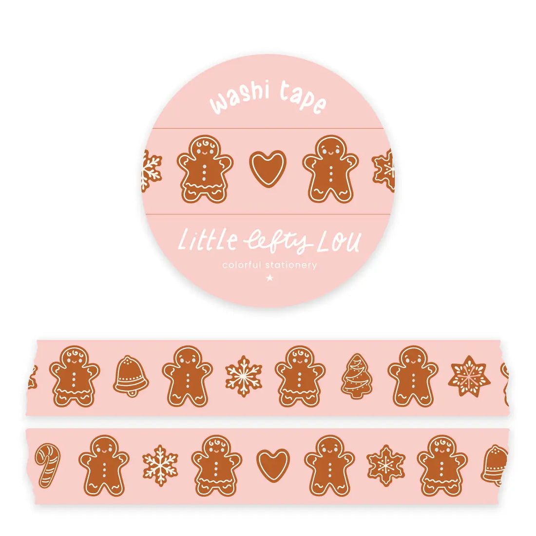 Washi Tape Gingerbread Cookies