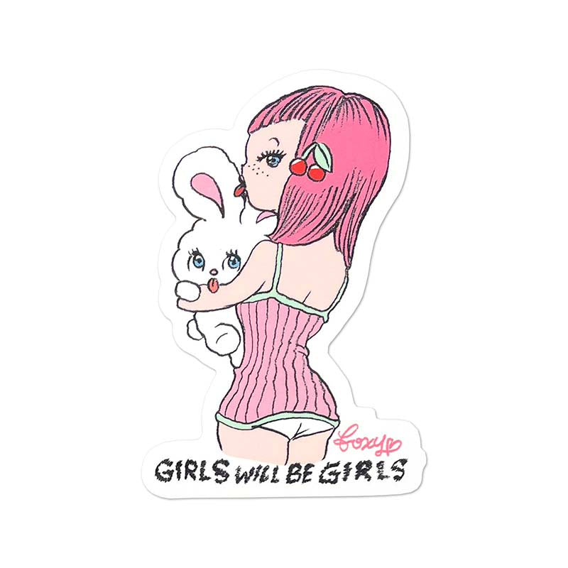 Sticker Girls Will Be Girls