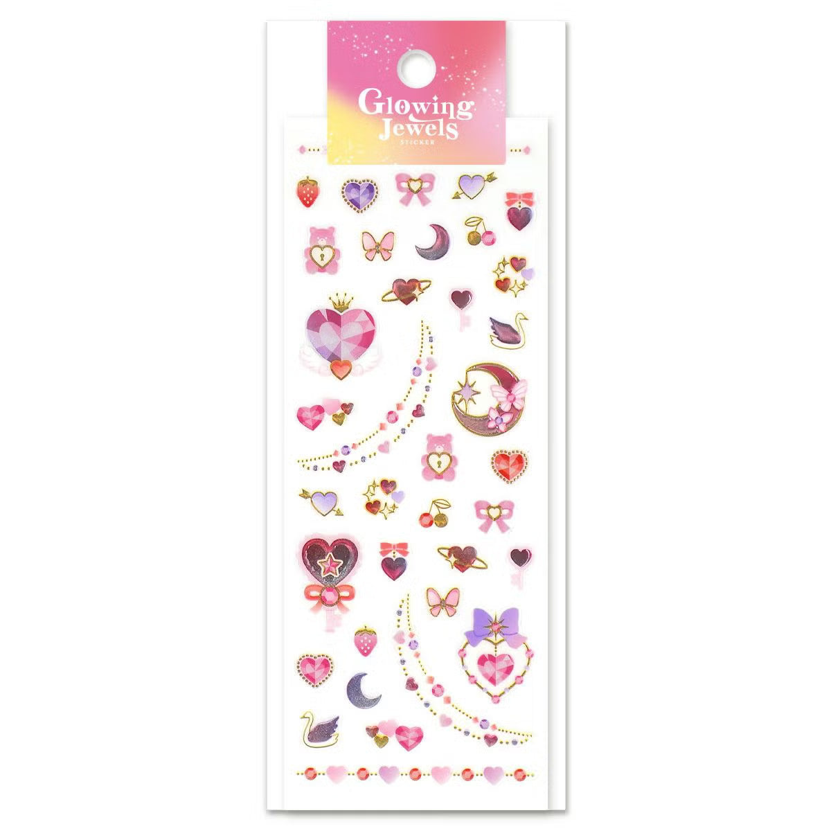 Stickers Glowing Jewels Lovely