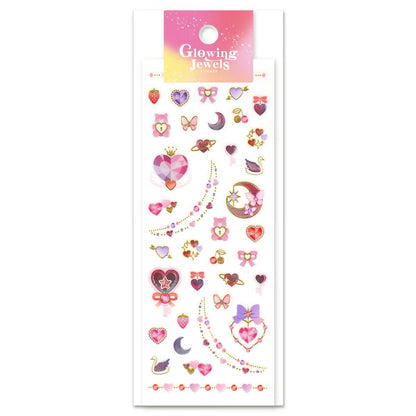 Stickers Glowing Jewels Lovely