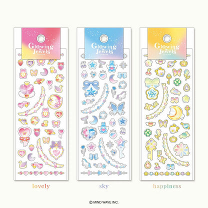 Stickers Glowing Jewels Lovely
