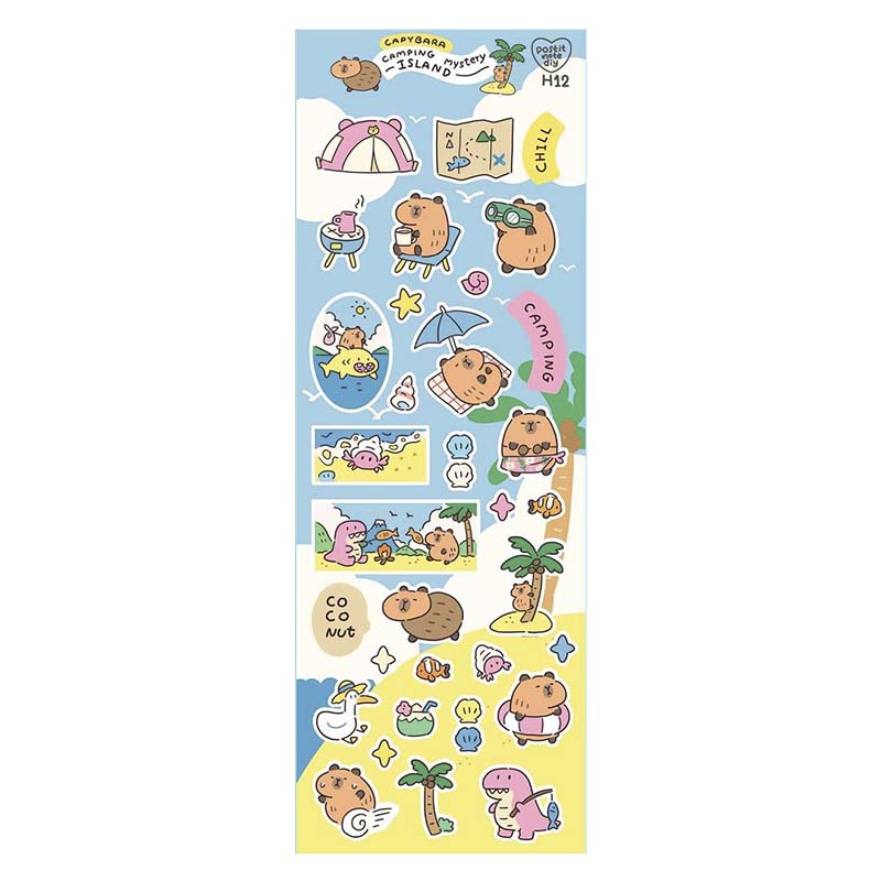 Stickers H12 Capybara Island