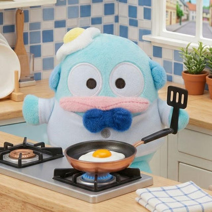 Llavero Muñeco Sanrio Hangyodon Fried Egg 13cm