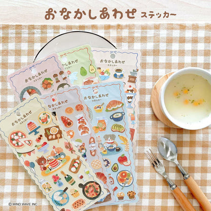 Stickers Happy Tummy Fluffy Bread Shop