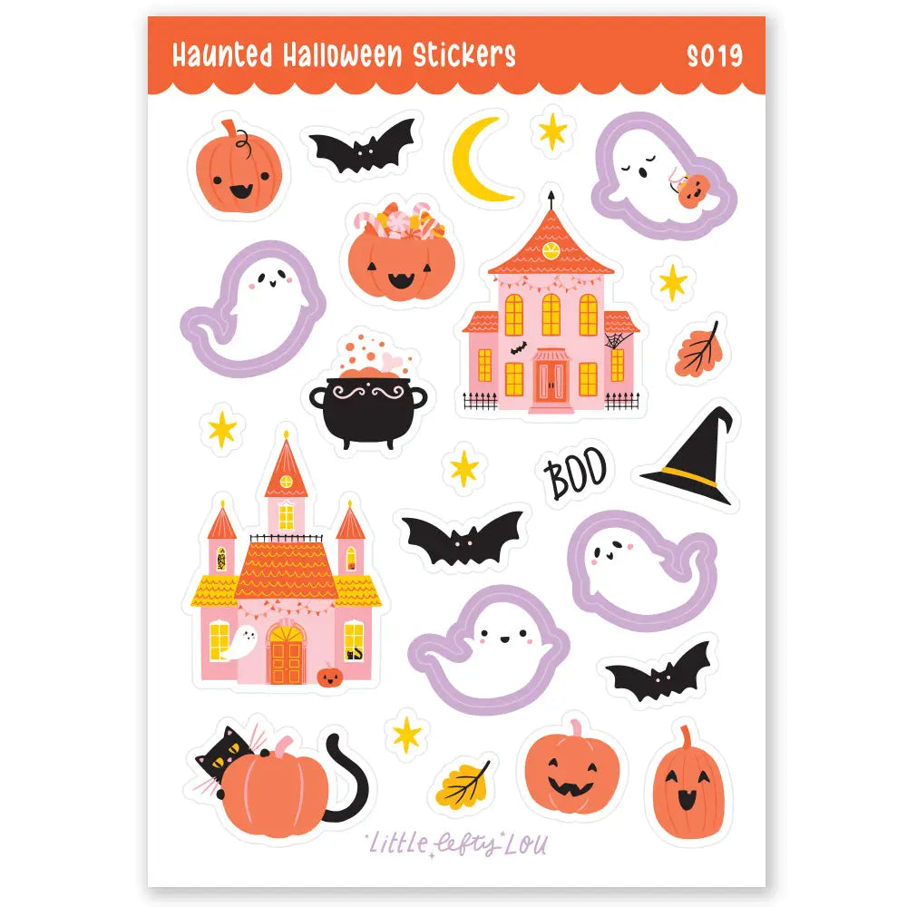 Stickers Haunted Halloween