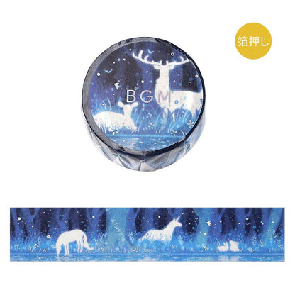 Washi Tape Foil Hikari Forest