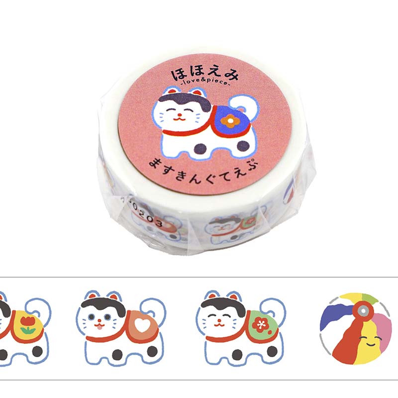 Washi Tape Hohoemi Inuhariko