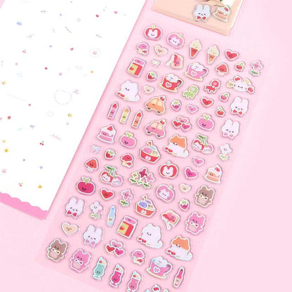Stickers Hologram Jelly Pink