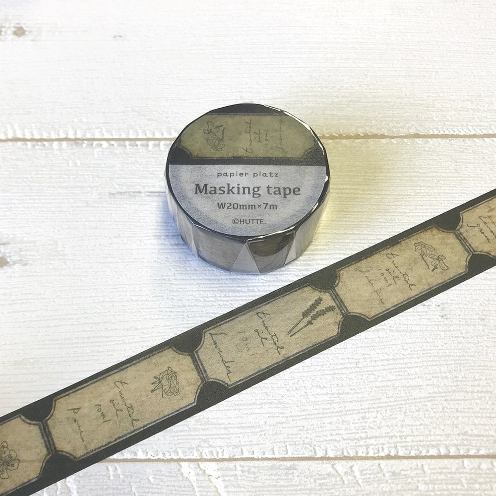 Washi Tape Hutte. Black