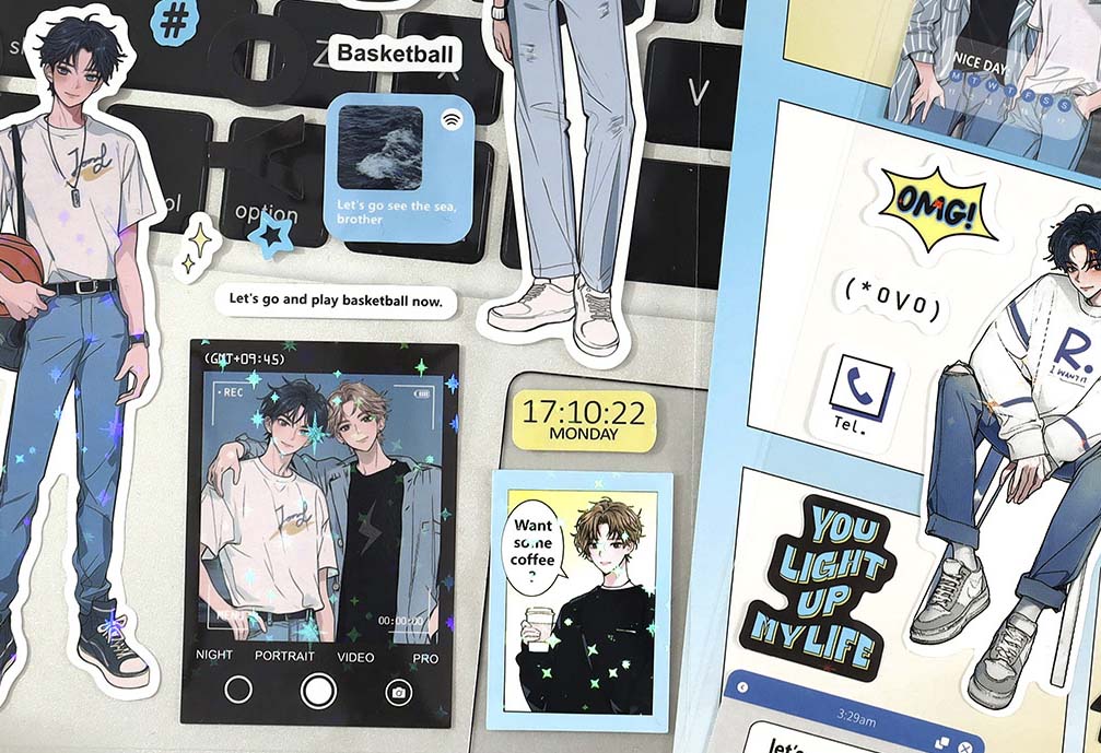 Stickers In Our Youth Go To The Sea Together