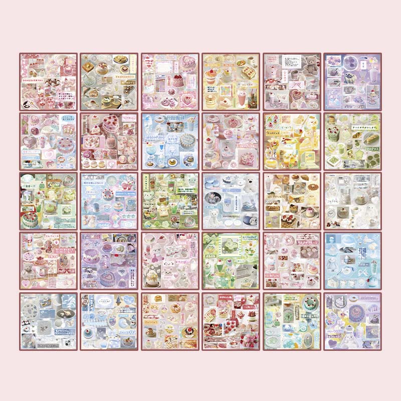Librillo de Stickers Japanese Cuisine Colorful Times