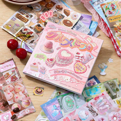 Librillo de Stickers Japanese Cuisine Colorful Times