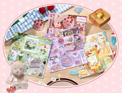 Librillo de Stickers Japanese Cuisine Colorful Times