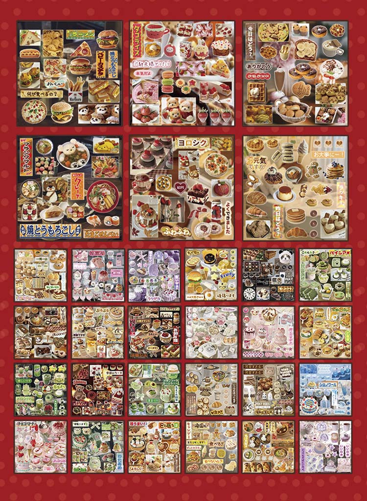 Librillo de Stickers Japanese Cuisine Fun Restaurants
