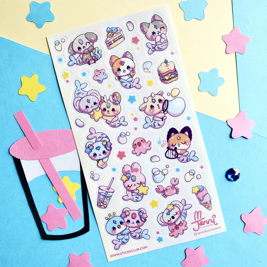 Stickers Mer-cuties