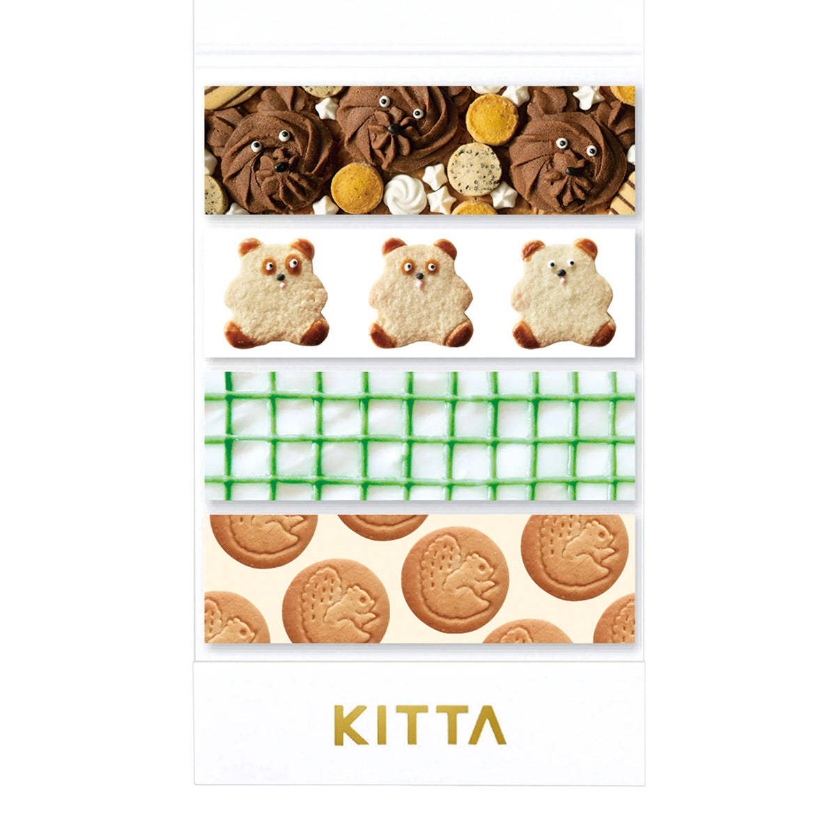 Washi Tape Precortado KITTA Cookies