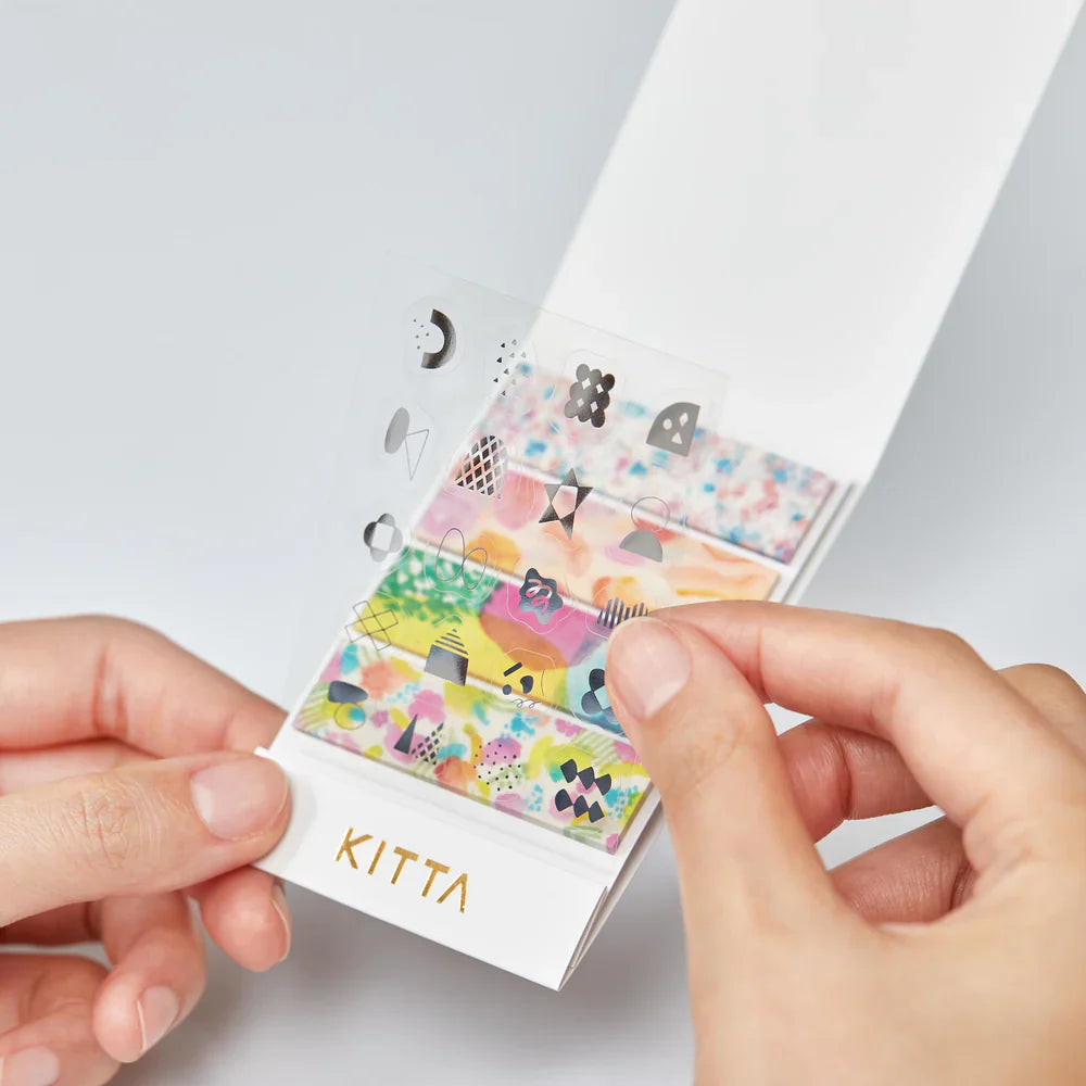 Washi Tape Precortado KITTA Collage Watercolor