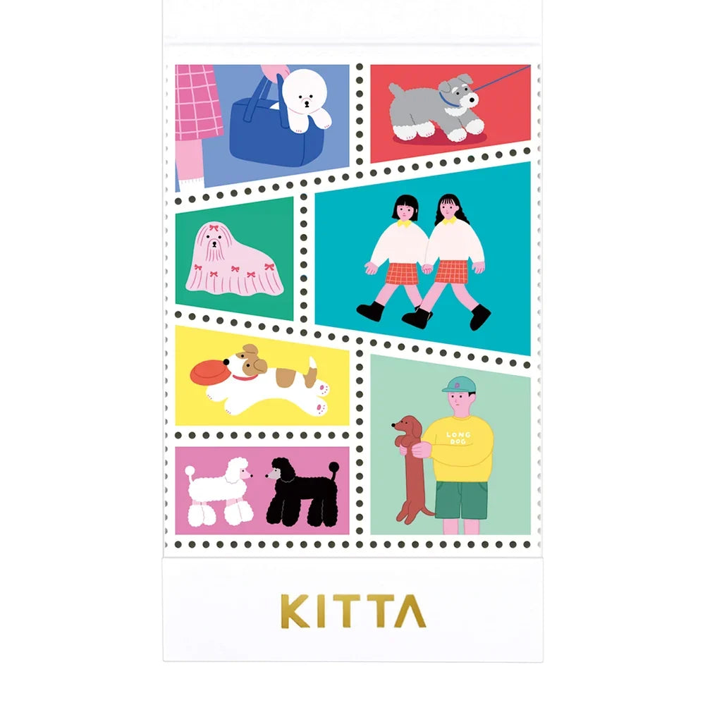 Washi Tape Precortado KITTA Special Doggy