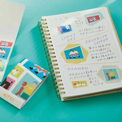 Washi Tape Precortado KITTA Special Doggy
