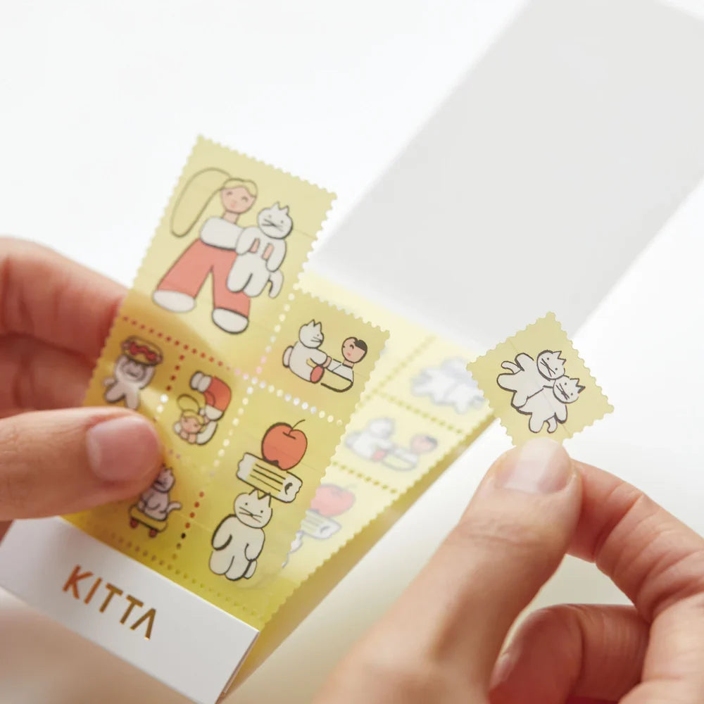 Pegatinas Sellos Precortados KITTA Clear Playmates