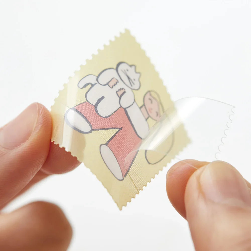 Pegatinas Sellos Precortados KITTA Clear Playmates