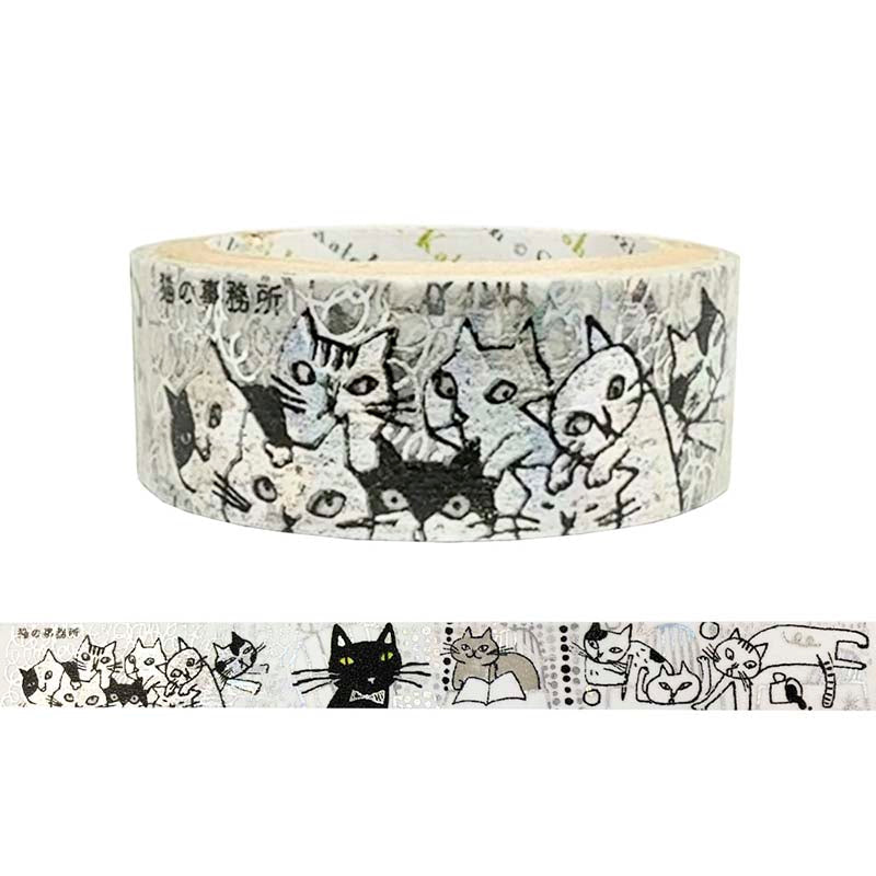 Washi Tape Kenji Miyazawa Phantom Light Cat&