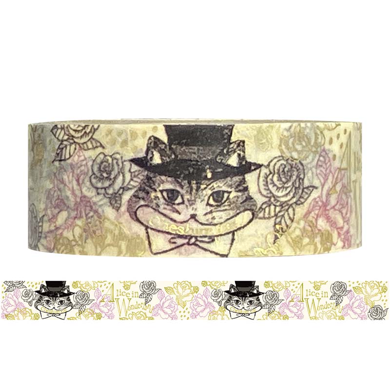 Washi Tape Kirapika Mysterious Alice Cheshire Cat