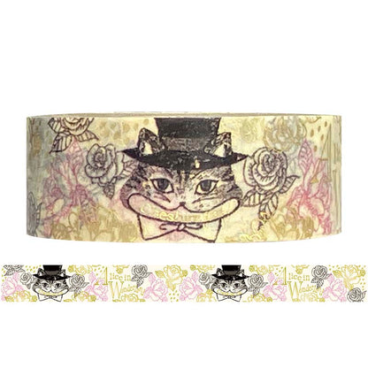 Washi Tape Kirapika Mysterious Alice Cheshire Cat
