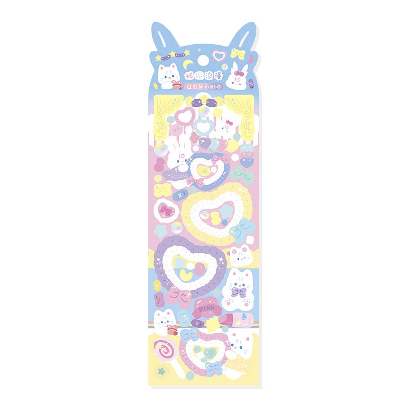 Stickers Kitten On The Offensive Catching Romance