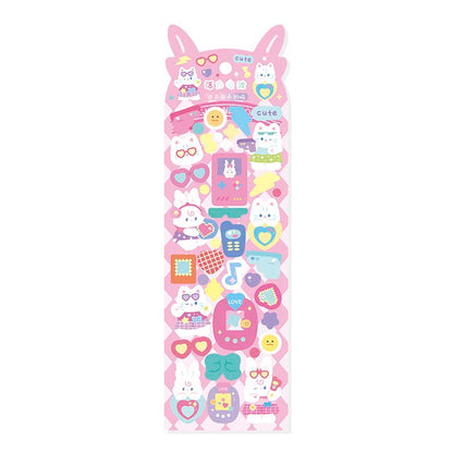 Stickers Kitten On The Offensive Energetic Electric