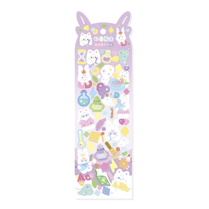 Stickers Kitten On The Offensive Magic Star