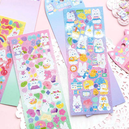 Stickers Kitten On The Offensive Blue Eyes Heartbeat