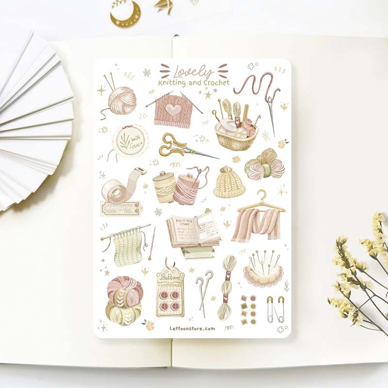 Stickers Knitting & Crochet