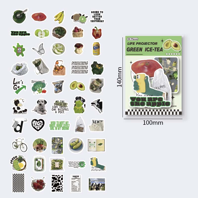 Stickers Life Projector Green Ice Tea