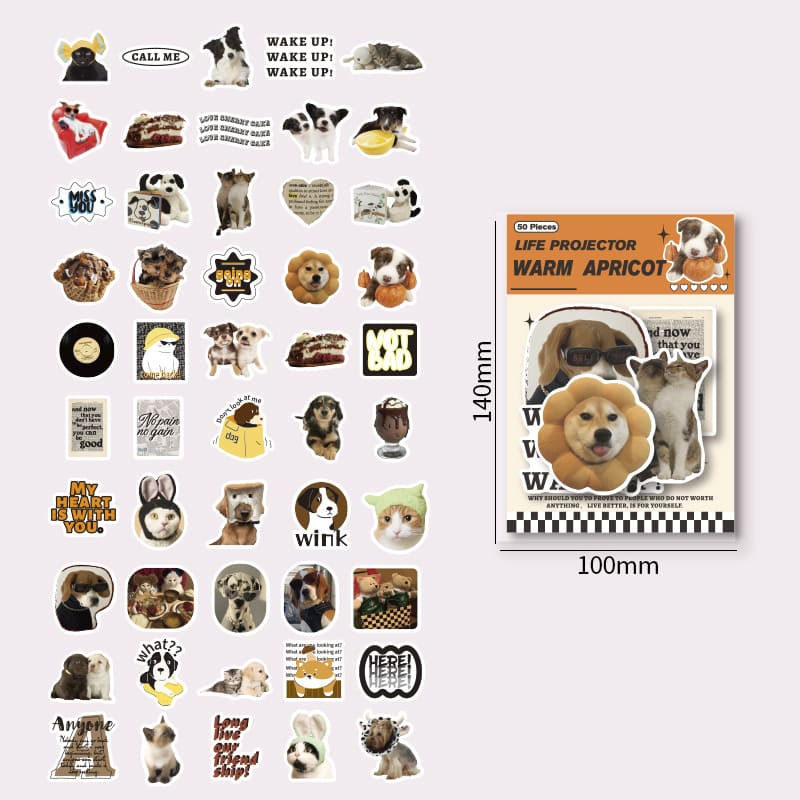 Stickers Life Projector Warm Apricot