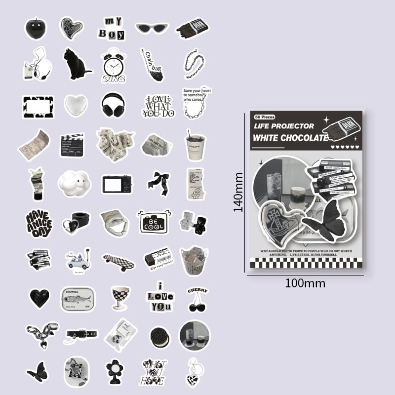 Stickers Life Projector White Chocolate