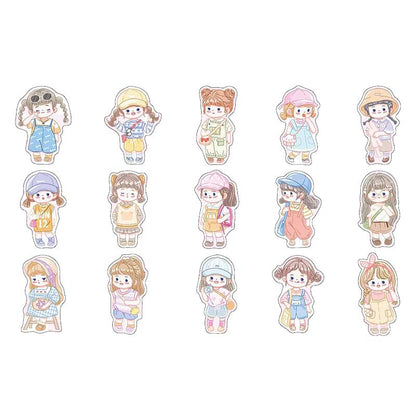Stickers Little Beans Daily Outfits Sweet Girl
