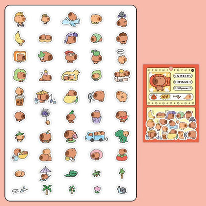 Stickers Lovely Remarks Life Capybara