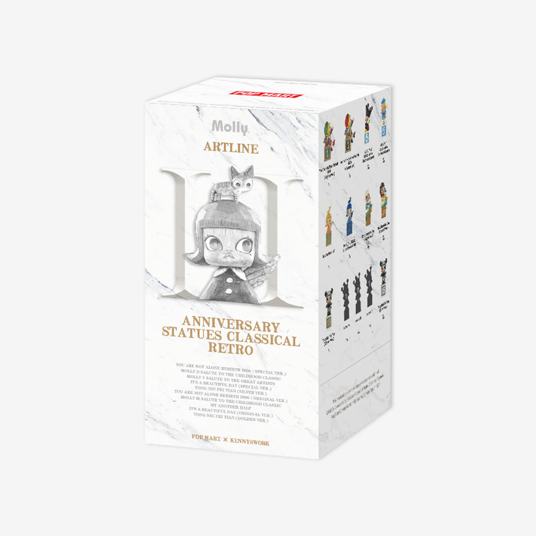 POP MART Blind Box MOLLY Anniversary Statues Classical Retro 2 Series