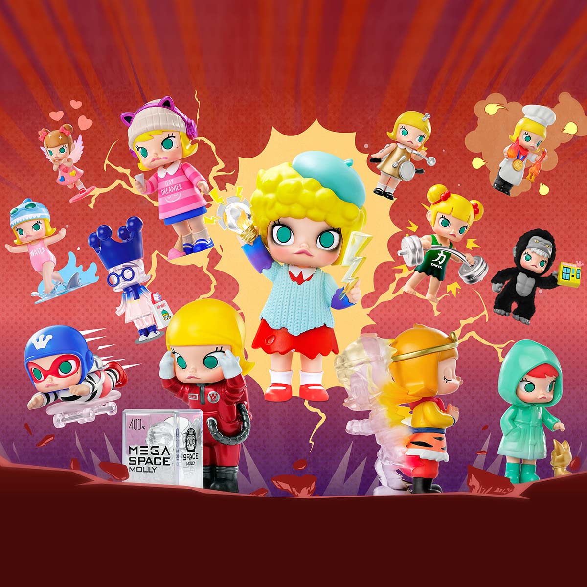 POP MART Blind Box MOLLY My Instant Superpower Series