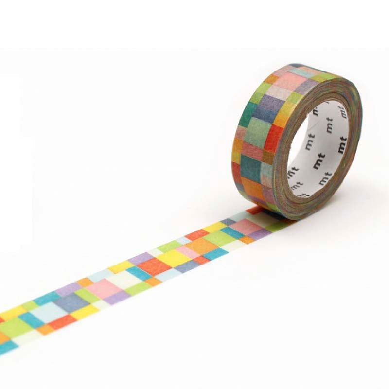 Washi Tape Mosaic Bright