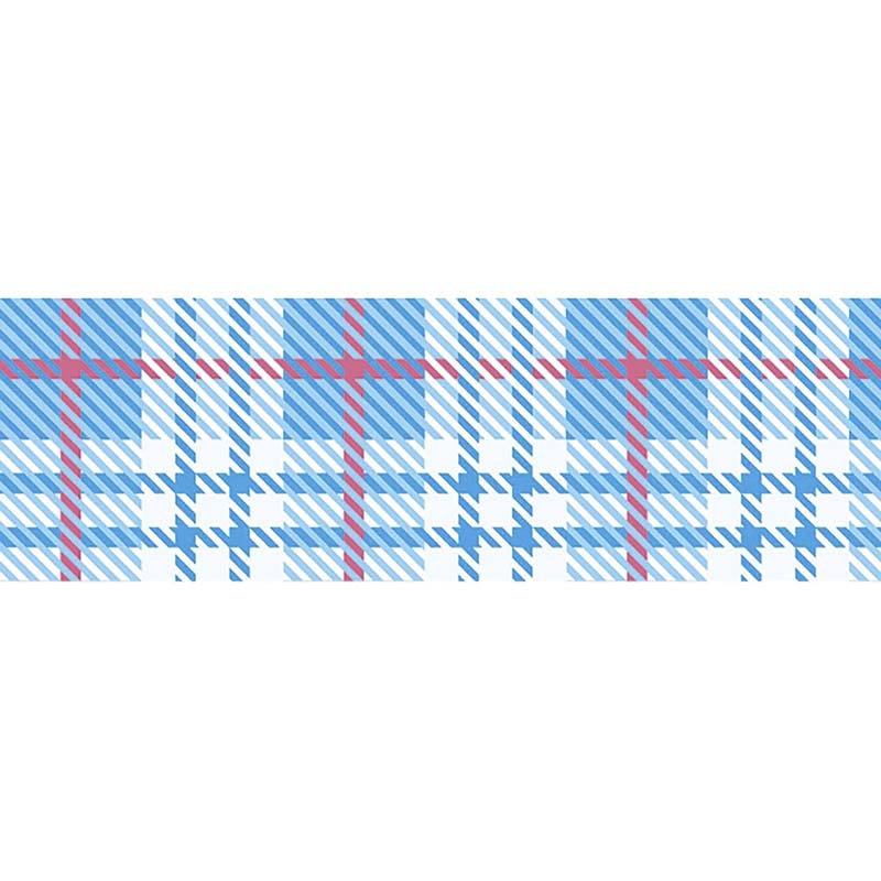 Washi Tape Gingham Check Light Blue