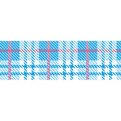 Washi Tape Gingham Check Light Blue