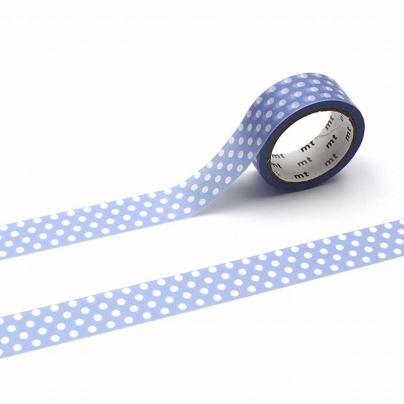 Washi Tape Dot Light Blue Purple