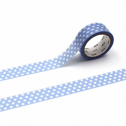 Washi Tape Dot Light Blue Purple