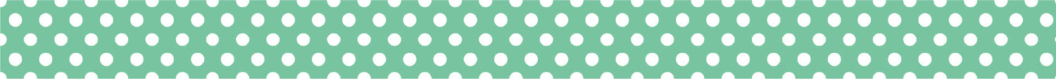 Washi Tape Dot Emerald Green