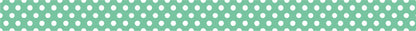 Washi Tape Dot Emerald Green