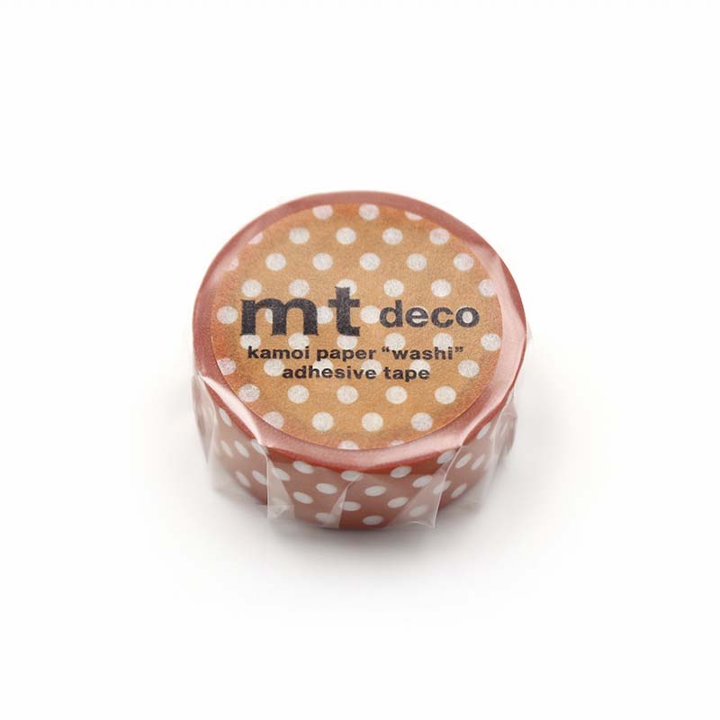 Washi Tape Dot Deep Orange