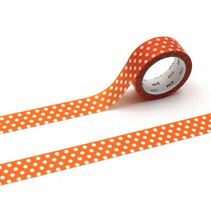 Washi Tape Dot Deep Orange