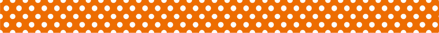 Washi Tape Dot Deep Orange